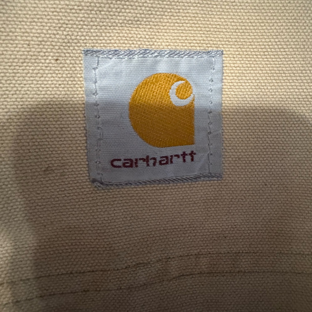 Carhartt Tan Canvas pant with Logo